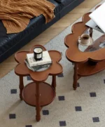 ⁦طقم طاولات قهوة على شكل بيضاوي⁩ - الصورة ⁦6⁩