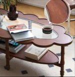 ⁦طقم طاولات قهوة على شكل بيضاوي⁩ - الصورة ⁦2⁩