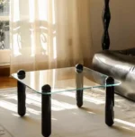 طاولة زجاج بتصميم راقي