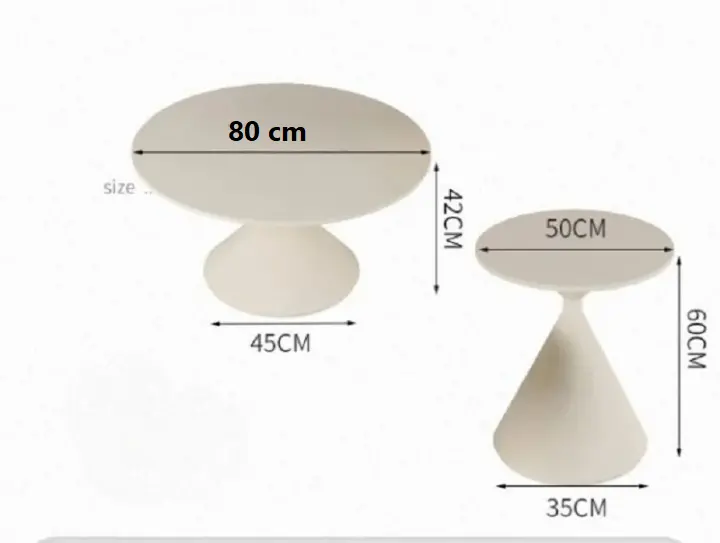 طاولات قهوة مستديرة