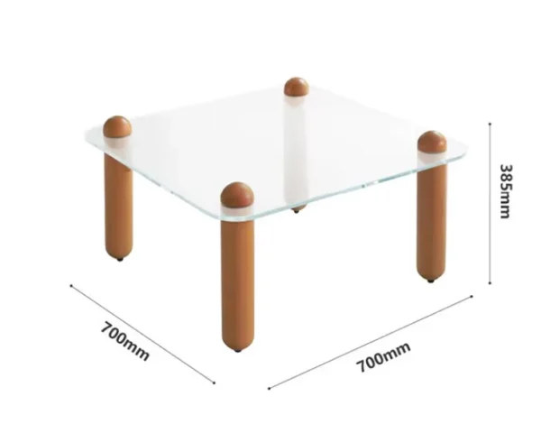 طاولة زجاج بتصميم راقي
