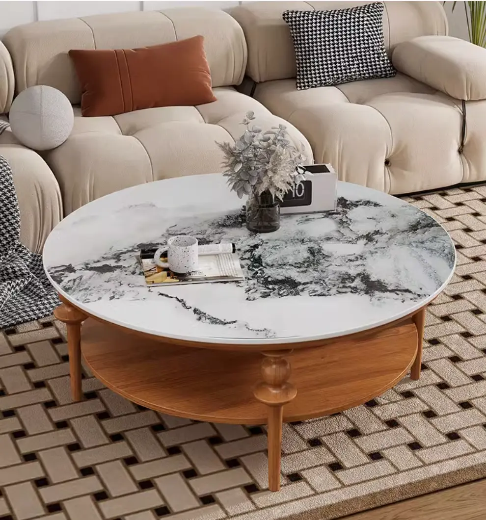 Coffee table (7) طاولة قهوة من رخام بتصميم مميز
