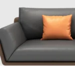 ⁦طقم كنب جلد مكتبي فخم⁩ - الصورة ⁦7⁩