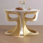 ⁦كرسي طعام بلاستيك بتصميم فاخر⁩ - الصورة ⁦3⁩