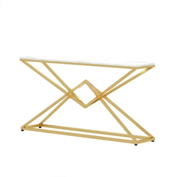 طاولة مدخل بسطح رخامي