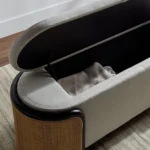 ⁦بنش بمساحة تخزين من تصميم أرتيزان⁩ - الصورة ⁦4⁩