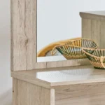 طاولة تسريحة بسيطة مع مرأة - Image 4