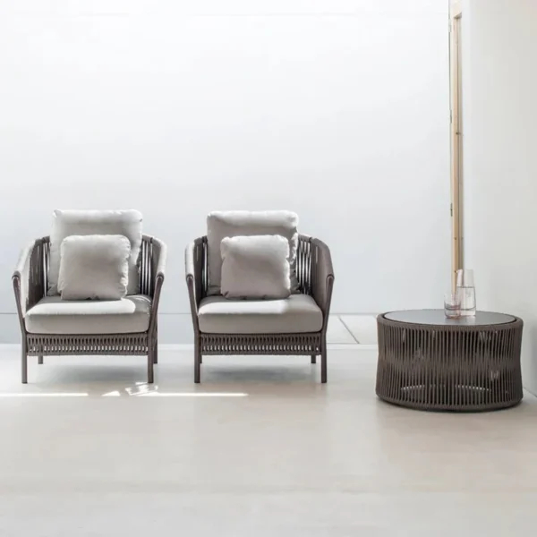 كنب راتان مودرن متعدد المقاسات