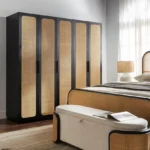 خزانة ملابس بتصميم كلاسيكي بسيط - Image 6