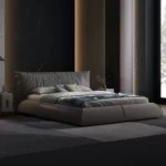 ⁦سرير جلد مودرن⁩ - الصورة ⁦2⁩