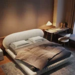 ⁦سرير نوم مودرن ارضي مرتفع بتصميم حديث⁩ - الصورة ⁦2⁩