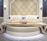 ⁦سرير دائري فخم متعدد المزايا⁩ - الصورة ⁦8⁩