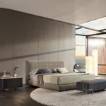 ⁦سرير غرفة نوم بتصاميم مزخرفة مودرن⁩ - الصورة ⁦5⁩