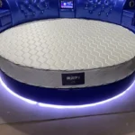 ⁦سرير دائري فخم متعدد المزايا⁩ - الصورة ⁦5⁩