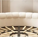 ⁦سرير غرفة نوم بتصميم دائري⁩ - الصورة ⁦11⁩