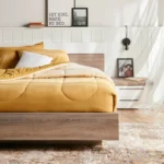 ⁦غرفة نوم كاملة خشبية مودرن⁩ - الصورة ⁦2⁩