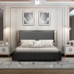 ⁦سرير كبير مودرن بتصميم مودرن شيك⁩ - الصورة ⁦2⁩