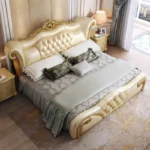 ⁦سرير مودرن بتصميم كلاسيكي فخم⁩ - الصورة ⁦3⁩