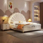 سرير نوم مودرن ابيض - Image 5