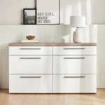 ⁦غرفة نوم كاملة خشبية مودرن⁩ - الصورة ⁦4⁩