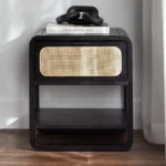 طاولة سرير جانبية كلاسيكية - Image 3