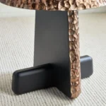 ⁦طاولة جانبية دائرية من خشب⁩ - الصورة ⁦4⁩