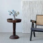 ⁦طاولة خدمة خشب بتصميم بسيط⁩ - الصورة ⁦2⁩