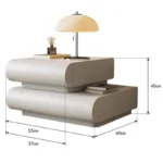 ⁦طاولة جانبية للسرير مودرن⁩ - الصورة ⁦8⁩