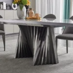 ⁦طاولة طعام رخامية مستطيلة⁩ - الصورة ⁦3⁩