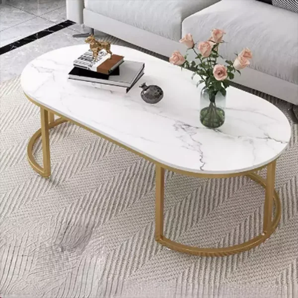 طاولة قهوة من رخام فاخر