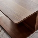 ⁦طاولة قهوة من خشب بتصميم مميز⁩ - الصورة ⁦4⁩