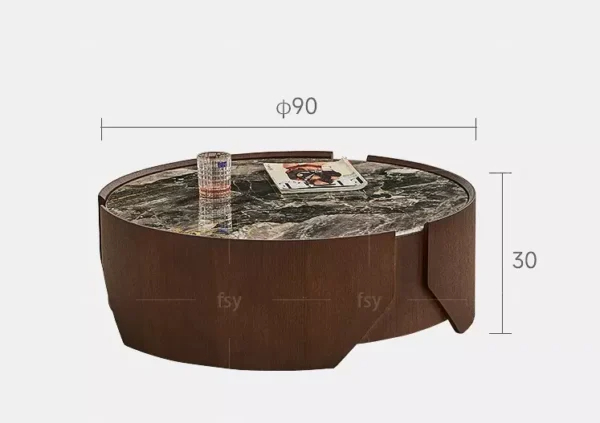 طاولات قهوة خشب بتصميم ايطالي