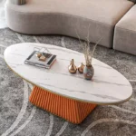 طاولة قهوة على شكل بيضاوي - Image 11