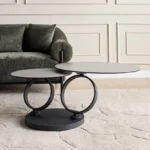 ⁦طاولة قهوة من معدن مميزة⁩ - الصورة ⁦3⁩