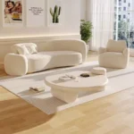 ⁦طاولة قهوة دائرية من تصميم مختلف⁩ - الصورة ⁦4⁩