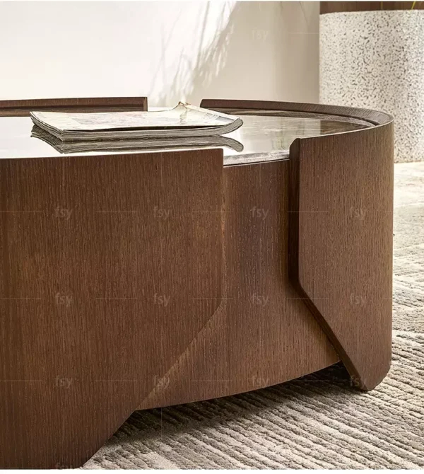 طاولات قهوة خشب بتصميم ايطالي