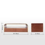 ⁦طاولة قهوة خشب من تصميم إليجانس⁩ - الصورة ⁦5⁩