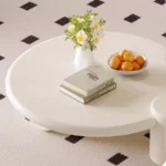 ⁦طاولة قهوة دائرية من تصميم مختلف⁩ - الصورة ⁦3⁩