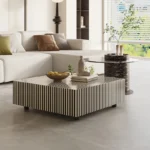 طاولة قهوة مع درج للتخزين فاخرة - Image 3