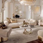 طاولة قهوة دائرية فاخرة - Image 4