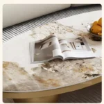 طاولة قهوة رخام بتصميم فريد - Image 5