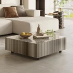 طاولة قهوة مع درج للتخزين فاخرة - Image 4