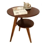 ⁦طاولة قهوة خشبي بتصميم بسيط⁩ - الصورة ⁦7⁩