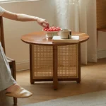 طاولة قهوة خشب بتصميم راقي - Image 3