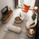 ⁦طاولة قهوة مدمجة كلاسكيه⁩ - الصورة ⁦4⁩