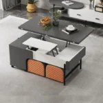 طاولة قهوة متعددة المزايا مع 4 كراسي - Image 6