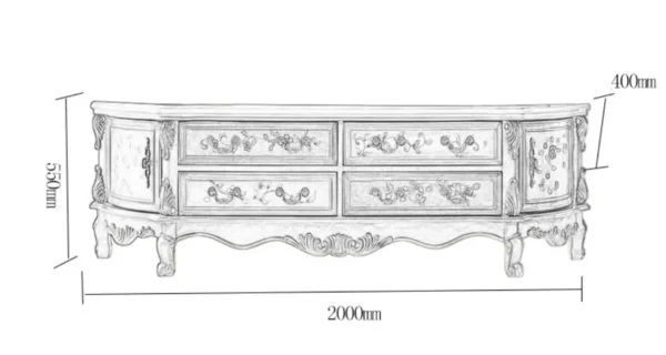 طاولة قهوة وطاولة تلفاز فخمه