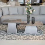 ⁦طقم طاولة قهوة بسطح رخام⁩ - الصورة ⁦2⁩