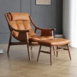 كرسي استرخاء مع مسند بتصميم فاخر