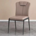 كرسي طاولة طعام جلد راقي - Image 3